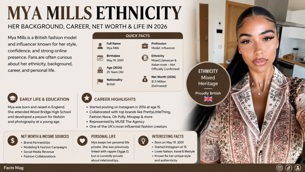 mya mills ethnicity